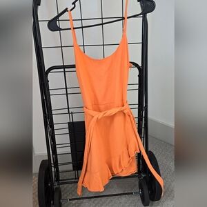 Burnt orange sundress